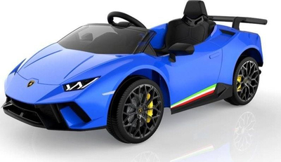 Vetura elektrike për fëmijë Lean Sport Lamborghini Huracan, bateri 12V, telekomandë 2.4G, blu