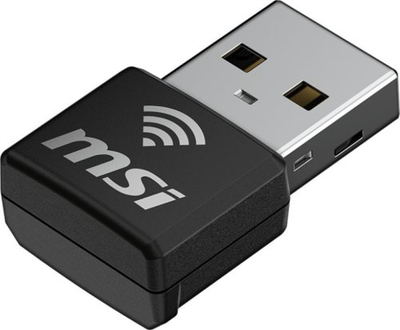 Përshtatës rrjeti MSI AX1800 Nano (GUAX18N), e zezë/ argjendtë