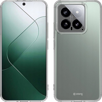 Këllëf telefoni Crong Crystal Shield, Xiaomi 14, transparent
