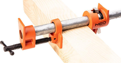 Kapëse tubash Neo Pipe Clamp 1/2", për tuba çeliku DN15, metalike