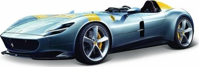 Maket veture Bburago Ferrari Monza SP1, shkalla 1:18, metal, gri me të verdhë