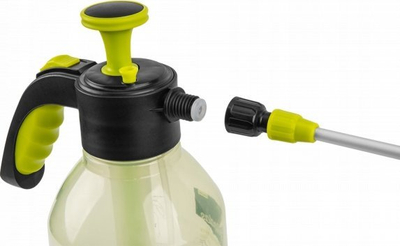 Прскалка со притисок Aqua Spray, 1.5L, проѕирна пластика, сина