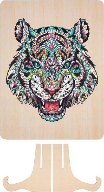 Puzzle druri Grafix Tiger, 2D, 135 copa, shumëngjyrësh
