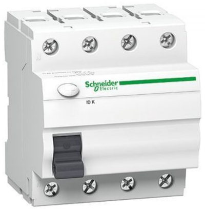 Ndërprerës diferencial RCD Schneider, 4P, 40A, 0.03A, Tipi A