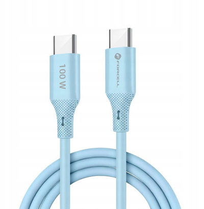 Kabllo USB Forcell F ENERGY C341, USB A në Micro USB, 1 m, 18W, blu