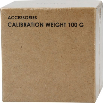 Peshë kalibrimi Acaia 100 g, çelik inox, argjendtë