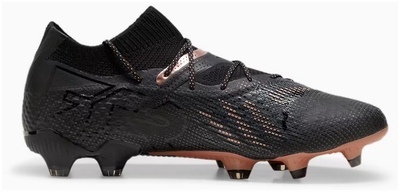 Këpucë futbolli Puma Future 7 Ultimate FG AG, për meshkuj, të zeza
