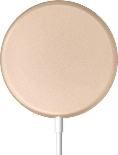 Karikues wireless Crong Inductive Charger CRG-MS15W-GLD, 15W, me magnet, ngjyrë Gold