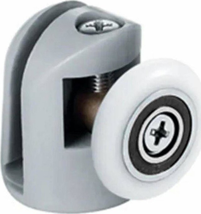 Set rrotullash për kabinë dushi AG527E, 8 copë, çelik inox, gri me të bardhë