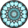 Mbajtëse telefoni PopSockets Thumb Pop Peace Mandala Sky Gen 2 ME PS A086, ngjitëse, shumëngjyrëshe