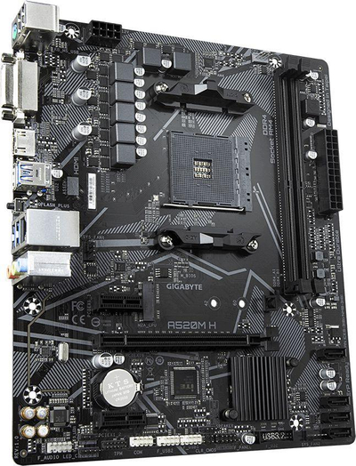 Pllaka amë Gigabyte A520M H, 64 GB, M.2 x1.