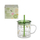 Gote qelqi , jeshile . DELIGLASSWARE