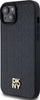 Маска за телефон DKNY DKHMP15SPSHRPSK, за iPhone 15 14 13 6.1", MagSafe, црна