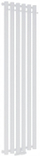 Radiator vertikal banjoje Aquafrom Asami Plus 1500x512, 625W, me varëse peshqirësh, i zi mat
