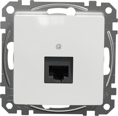 Prizë kompjuterike Schneider Electric Sedna Design, RJ45 Cat 6, e bardhë