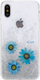 Kapak telefoni Flavr Real Flower Julia për iPhone X, TPU, transparent
