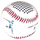 Altoparlant Bluetooth Crono MUSIC ANGEL Baseball, 6W, TWS, i bardhë