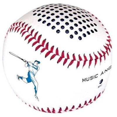 Altoparlant Bluetooth Crono MUSIC ANGEL Baseball, 6W, TWS, i bardhë