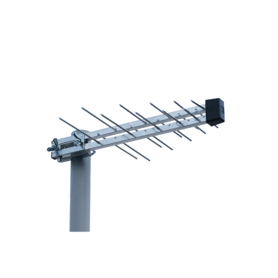 Antena TV ISKRA P-20F, UHF aktive, 22.5 dBi, gri