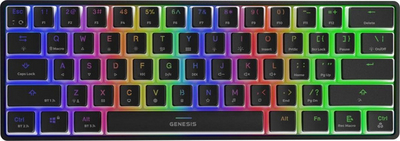 Tastierë Genesis Thor 660 RGB Gateron Red, e zezë