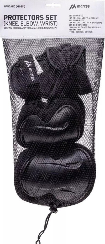Set mbrojtës Martes Gardano Jr Protectors 92800488373, për kalamaj, me velcro, shumëngjyrësh
