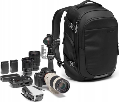 Çantë shpine për kamerë Manfrotto Advanced Gear Backpack M III, përmasa M, e zezë