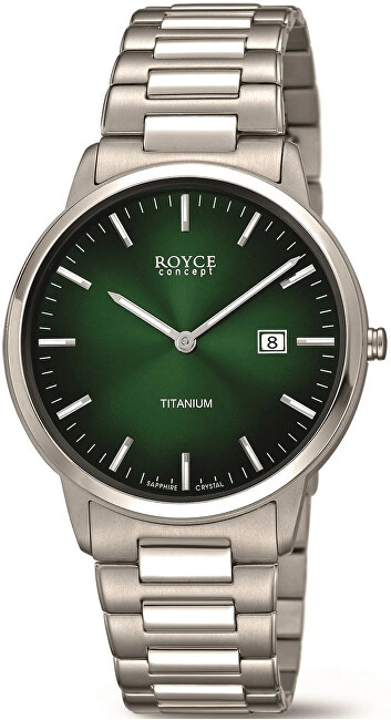 Orë dore për meshkuj Boccia Titanium Royce 3658-01, e hirtë