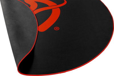 Mbrojtëse dyshemeje Arozzi Zona Floor Pad, mikrofiber, për gaming dhe zyrë, e zezë me të kuqe