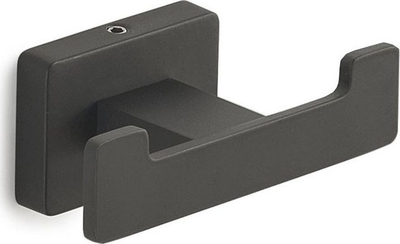 Mbajtëse peshqiri Gedy Athene Matte, metal, e zezë mat