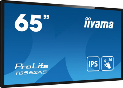 Ekran interaktiv Iiyama ProLite T6562AS, 65", IPS, i zi
