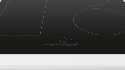Pianurë me induksion Bosch Series 4 PVS61RBB5E, CombiZone, PowerBoost, e zezë