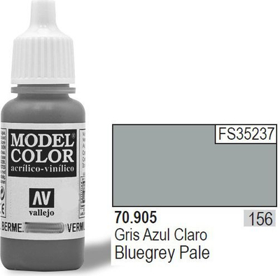 Bojë akrilike Vallejo Model Color Blue Grey Pale, 17ml, gri-blu e zbehtë