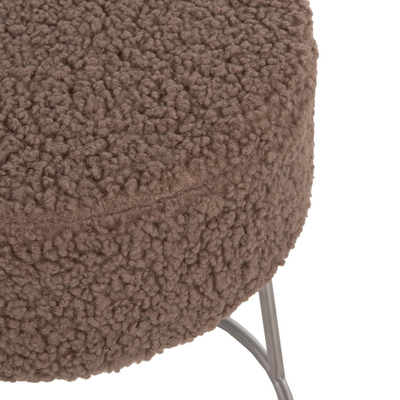 Stol Karlo Φ35x41Hcm (HM8411.25), kaftë/ argjendtë