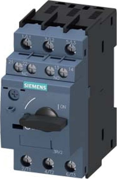 Ndërprerës qarku Siemens 3RV2021-4EA15, 27-32A, me kontakte ndihmëse 1NO 1NC