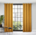 Perde blackout Eurofirany Drape 386922, 140x250cm, me unaza, ngjyrë mustardë
