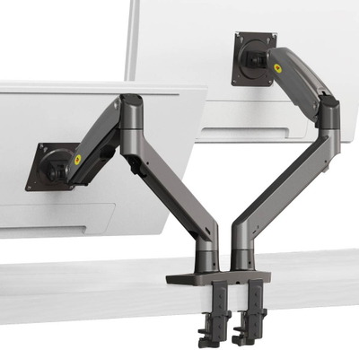Krah i dyfishtë për monitor G75, 22\"-32\", mekanizëm gas spring, i zi
