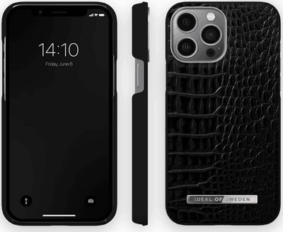 Mbulesë telefoni iDeal Of Sweden IDACSS21 I2167 306, për iPhone 13 Pro Max, Neo Noir Croco Silver
