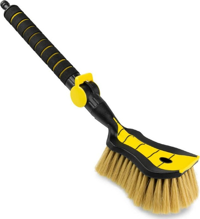 Furçë larëse makine BLIC 6505-06-9524011P, dorezë ergonomike, lidhje për ujë, e verdhë e zezë