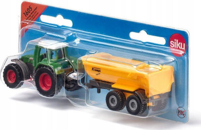 Lodër traktor Siku Fendt me rimorkio Krampe, metal edhe plastikë, për kalamaj