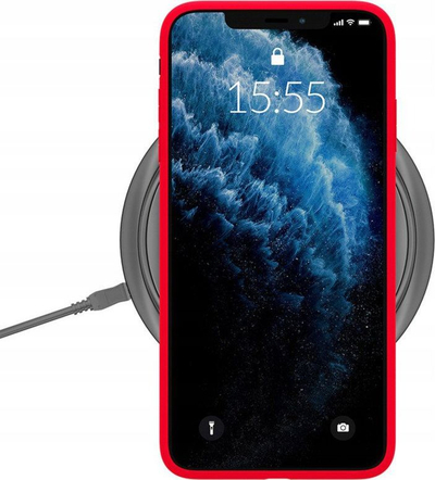 Case telefoni 3mk Matt Case për iPhone 7 8 SE 2020, matte, i kuq