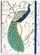 Ditar Peacock Journal, format i vogël, kapak me dizajn palloi, shumëngjyrësh
