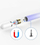 Laps digjital Tech-Protect Ombre Stylus Sky, për ekran me prekje, me maja ndërruese, ngjyrë vjollcë