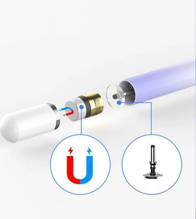 Laps digjital Tech-Protect Ombre Stylus Sky, për ekran me prekje, me maja ndërruese, ngjyrë vjollcë