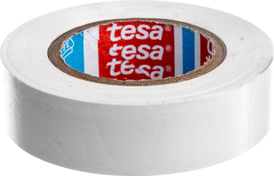 Shirit izolues elektrik Tesa, 10 m, 15 mm, i bardhë