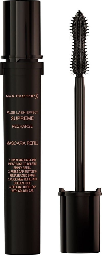 Maskara Max Factor False Lash Effect Supreme, refill 8 ml, e zezë