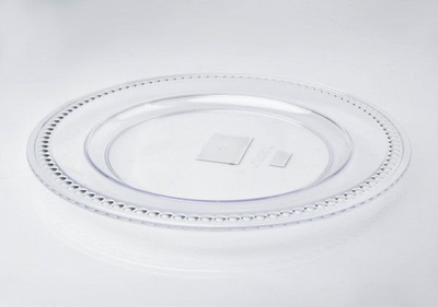 Pjatë dekorative Mondex, transparente