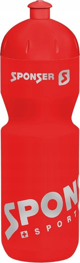 Shishe uji sportive Sponser Net, 750ml, plastike, e kuqe