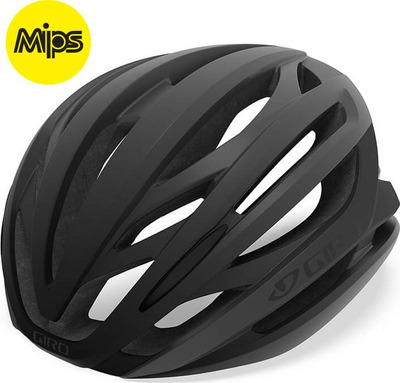 Helmetë biçiklete Giro, MIPS, 25 vrima ventilimi, e zezë