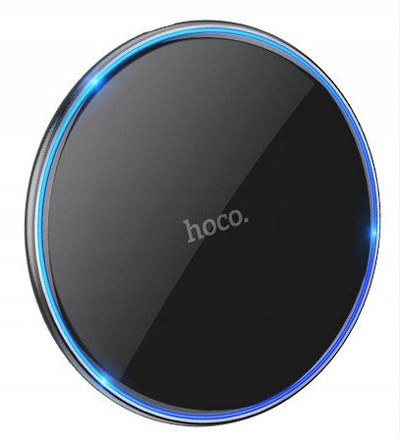 Karikues wireless Hoco CW6 Pro, për telefona, LED, i zi