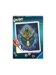 Set pikturimi me numra Ravensburger CreArt Adults Trend Pixie Cold Mystical Deer, për të rritur, motiv dreri mistik